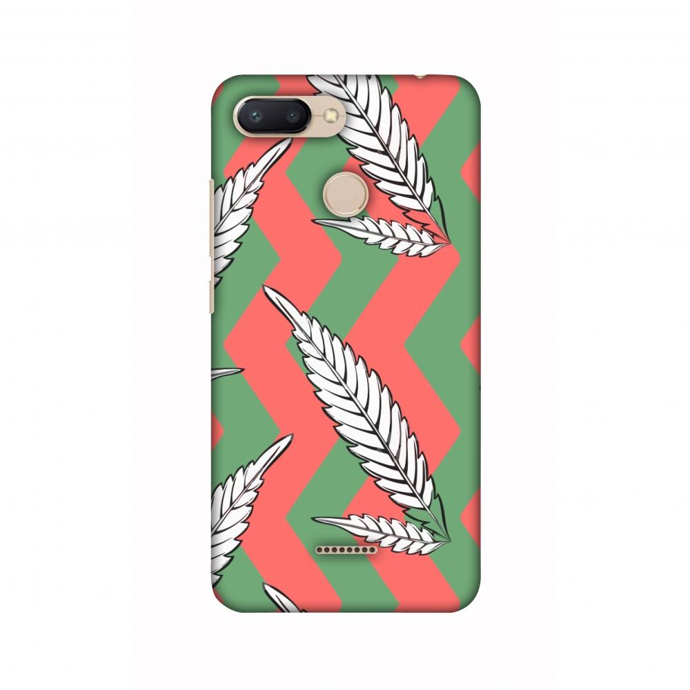 Along The Chevron - Pink And Green Slim Hard Shell