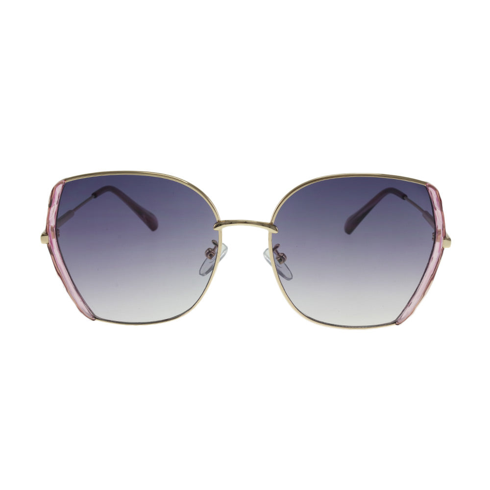 MQ Lola Sunglasses in Purple / Smoke