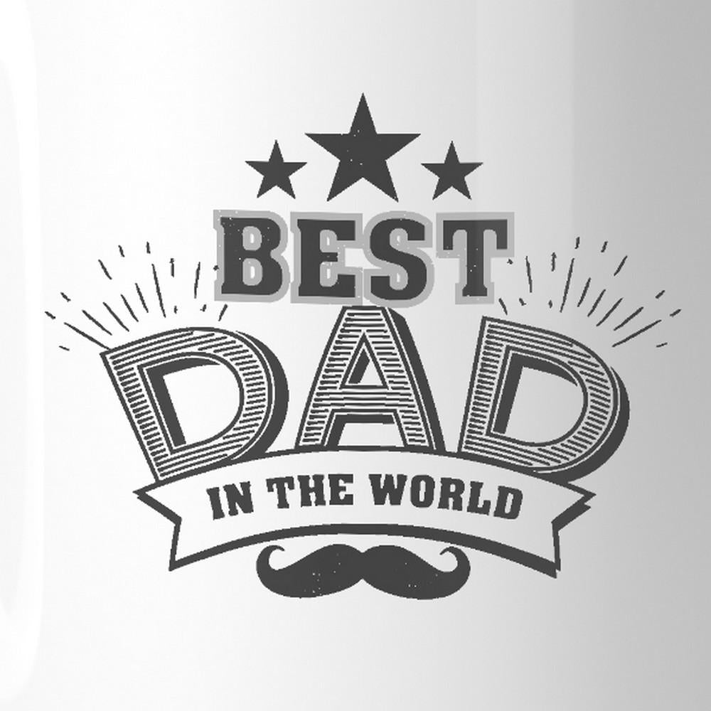 Best Dad In The World Fathers Day Mug Cup