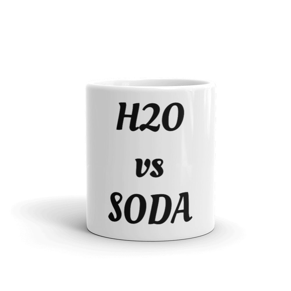 Mug H2O Versus Soda