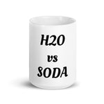 Mug H2O Versus Soda