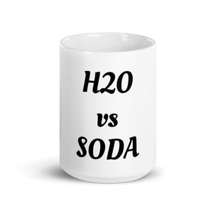 Mug H2O Versus Soda