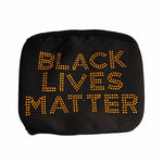 Gold Rhinestone BLACK LIVES MATTER Mask