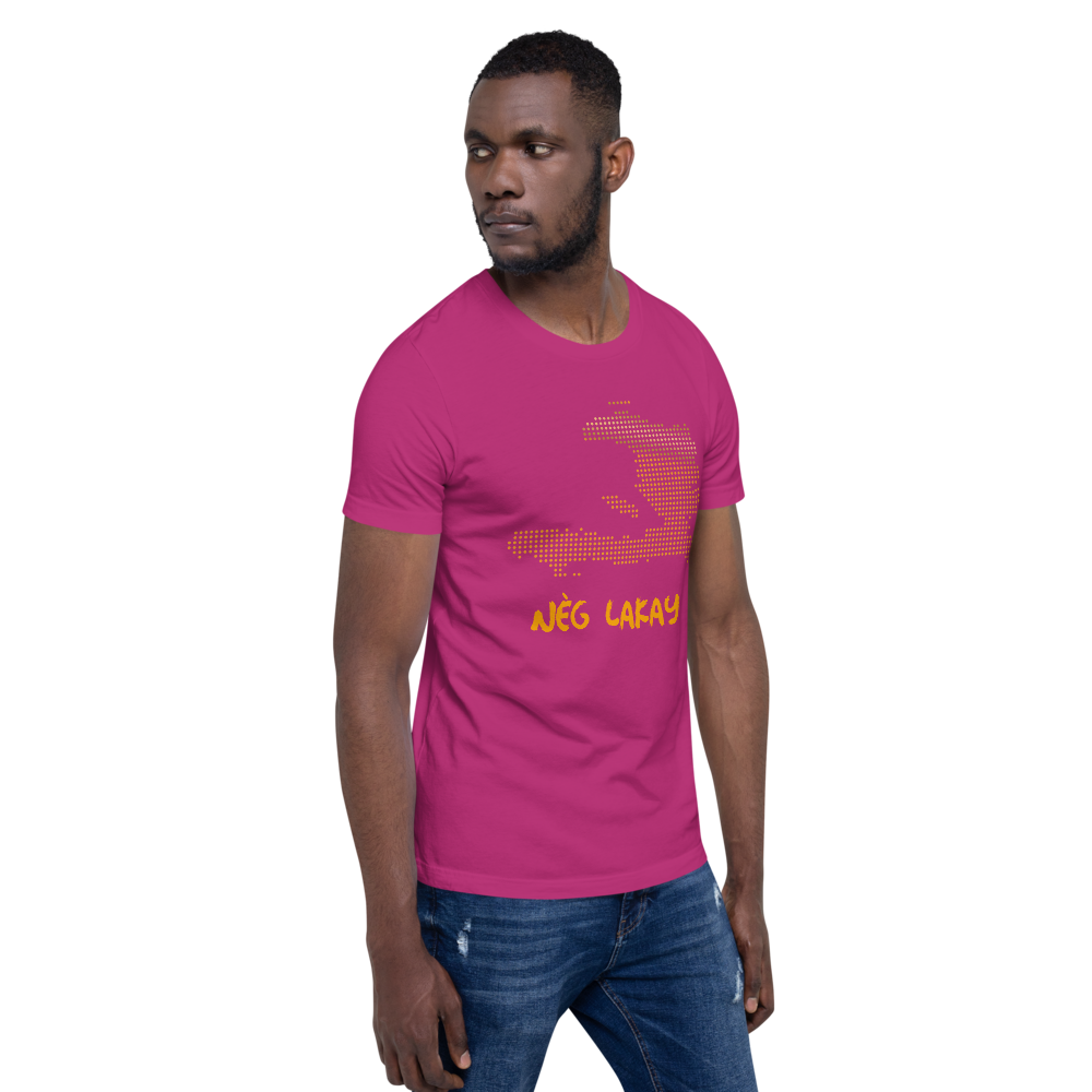 Short-Sleeve Unisex T-Shirt, Haitian Flag.