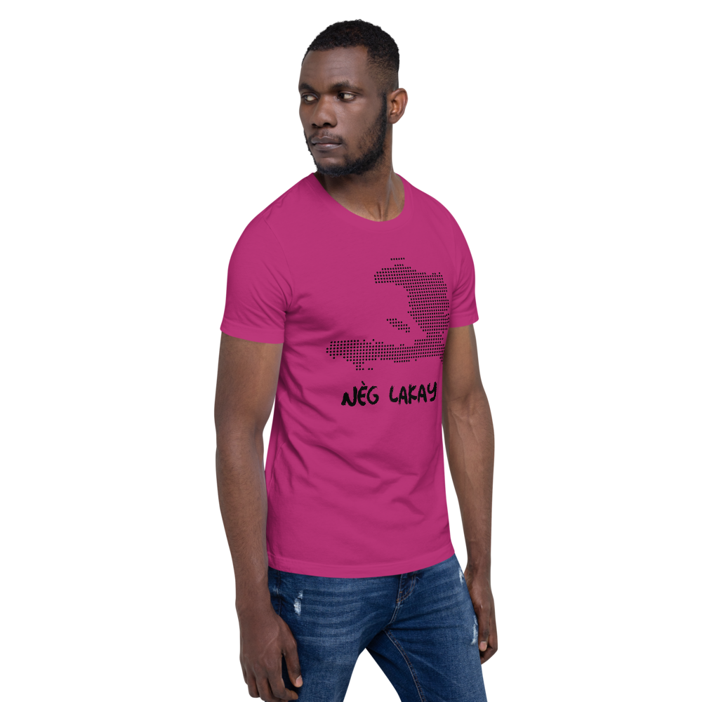 Short-Sleeve Unisex T-Shirt, Haitian Flag.