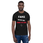 Short-Sleeve Unisex T-Shirt, Fake, Spit Bars.