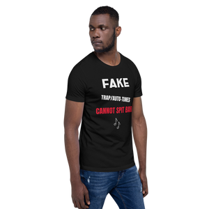 Short-Sleeve Unisex T-Shirt, Fake, Spit Bars.