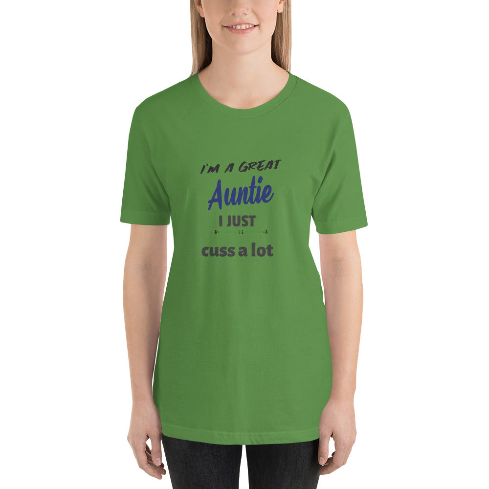 Short-Sleeve Unisex T-Shirt. Great Auntie!