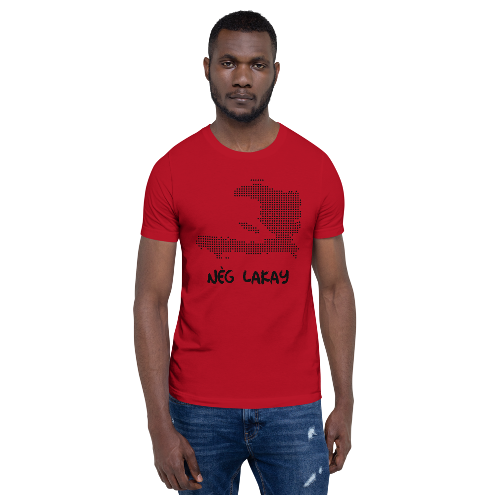 Short-Sleeve Unisex T-Shirt, Haitian Flag.