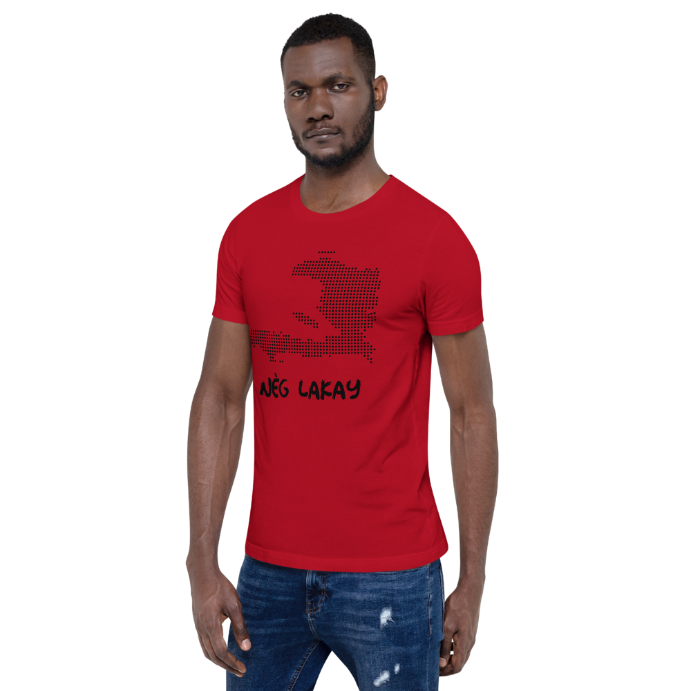 Short-Sleeve Unisex T-Shirt, Haitian Flag.