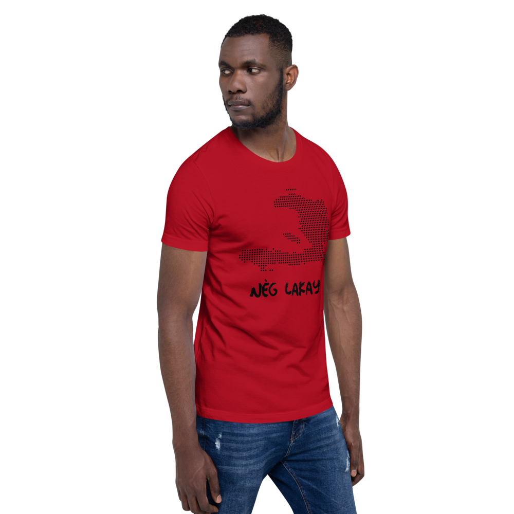 Short-Sleeve Unisex T-Shirt, Haitian Flag.