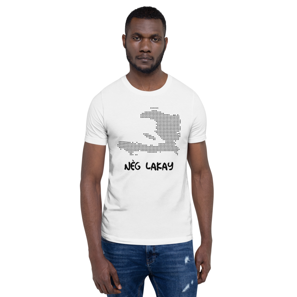 Short-Sleeve Unisex T-Shirt, Haitian Flag.