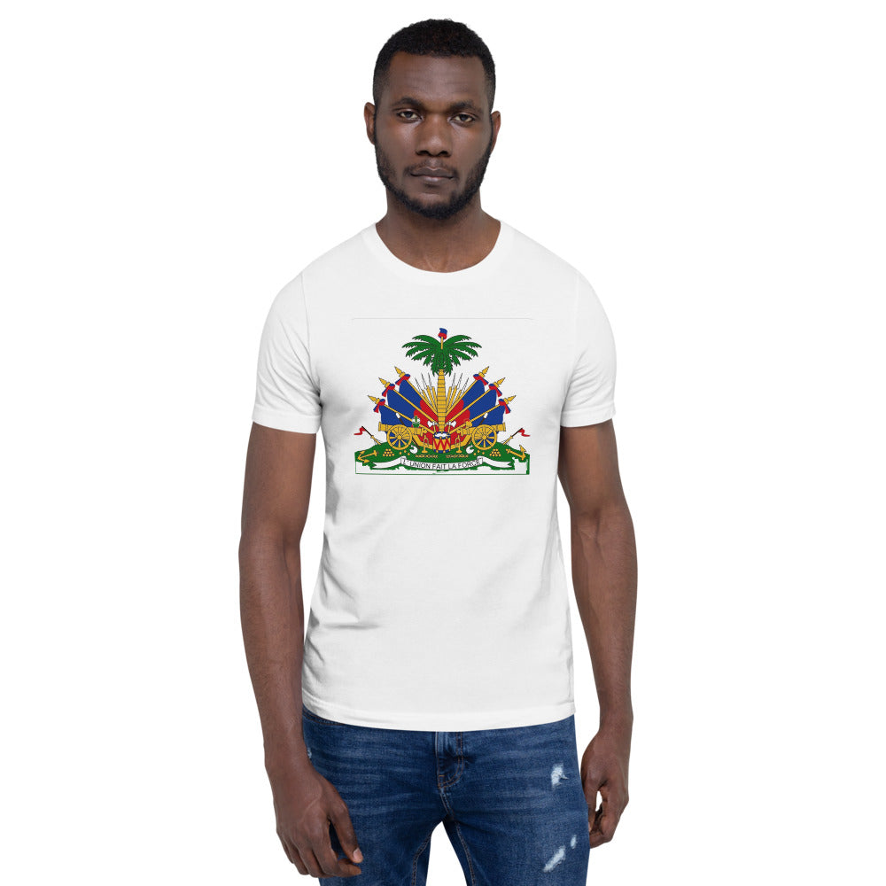 Short-Sleeve Unisex T-Shirt, Haitian Flag.